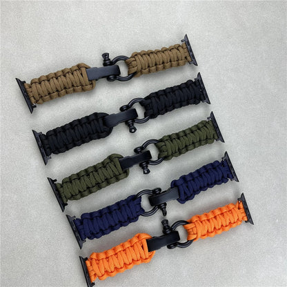 Rugged Timekeeper Paracord Apple Watch Band