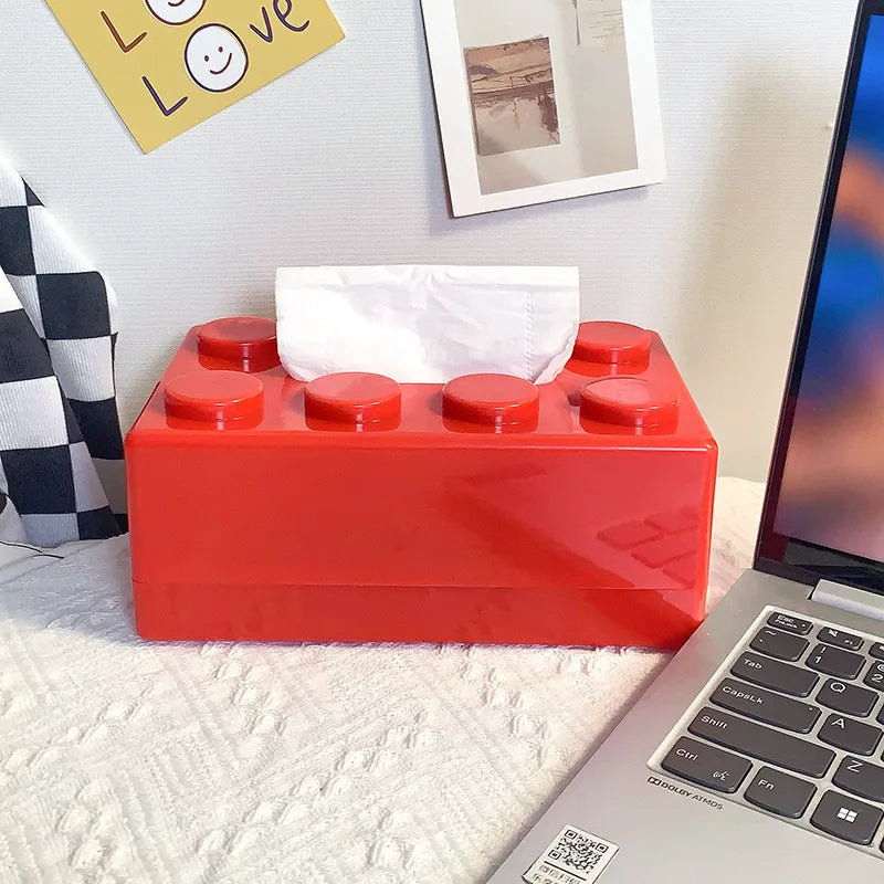 Nostalgic Block-Style Tissue Case