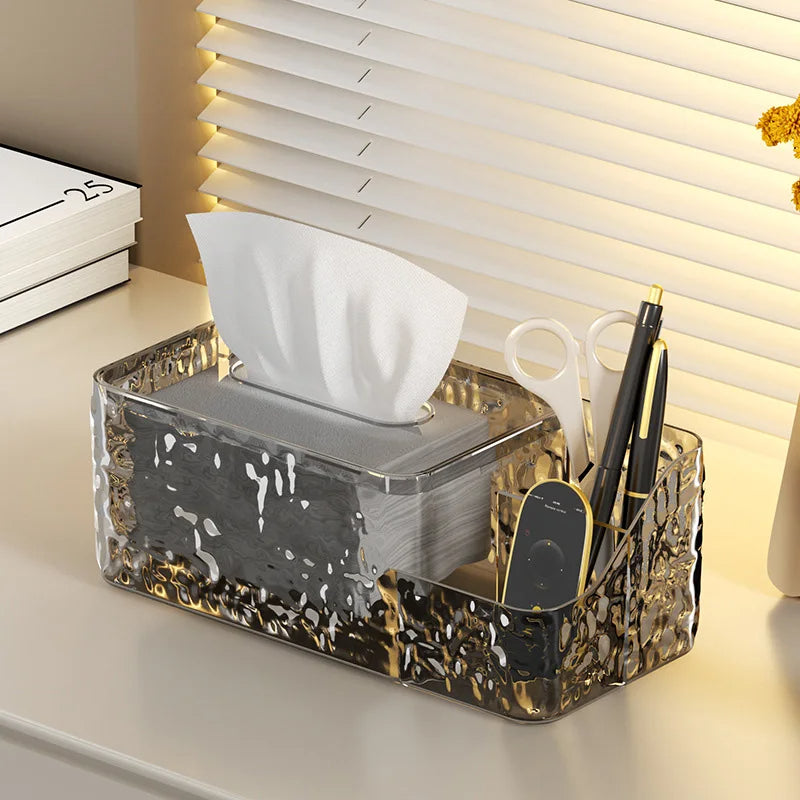 Acrylic Tissue Box & Organizer