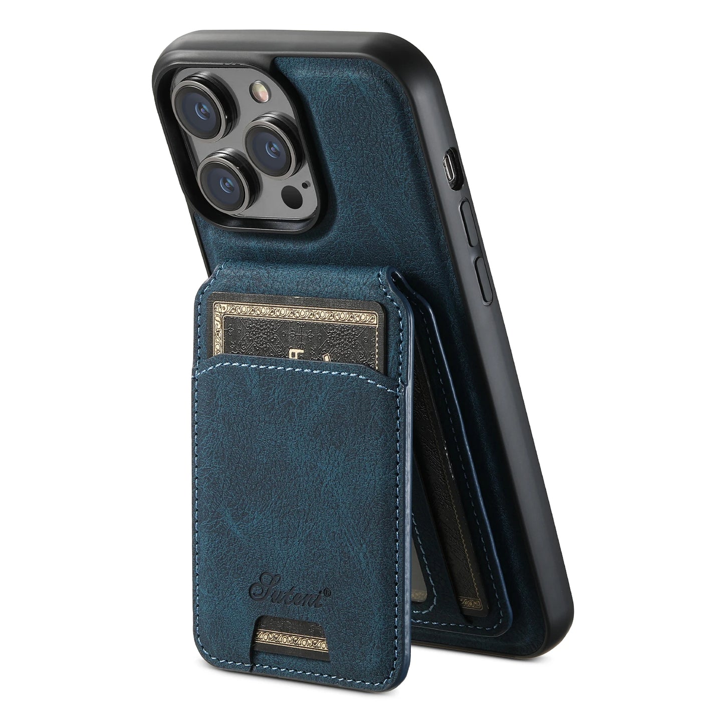 OmniGuard 2-in-1 Magnetic Bifold Wallet Case