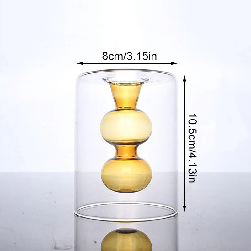 Prism Bloom Double-Layered Hydroponic Terrarium