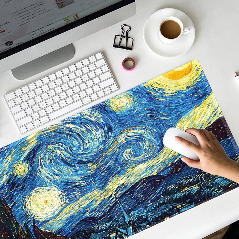 Starry Night Desk Mat