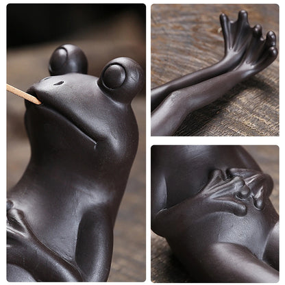 Tranquil Toad Incense Holder