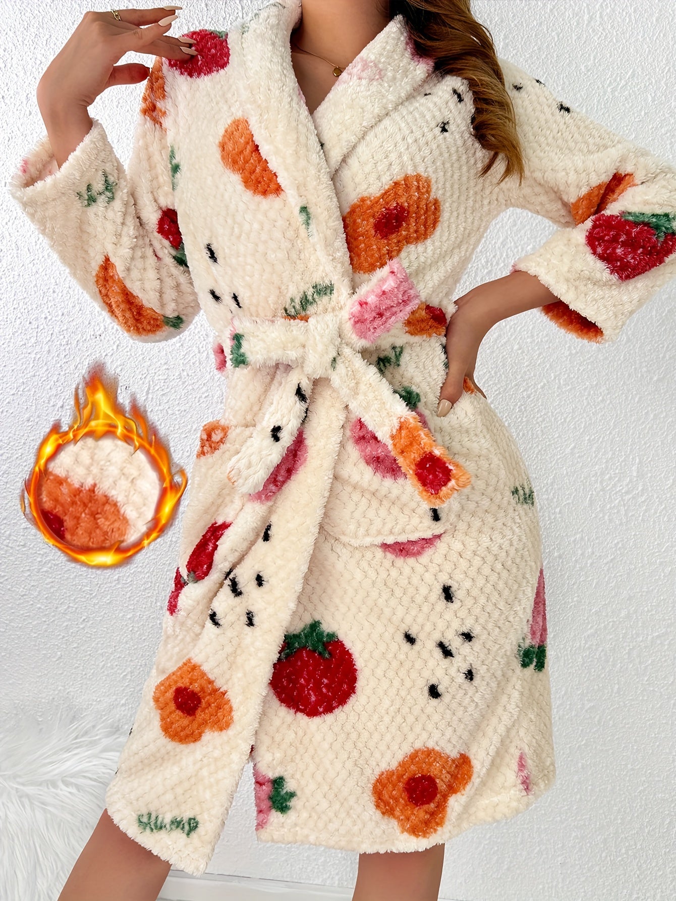 Strawberry & Bloom Lounge Robe