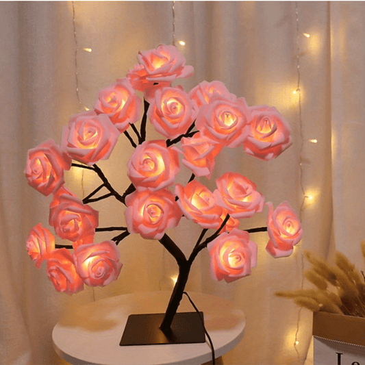 Eternal Bloom Glowing Rose Tree Lamp