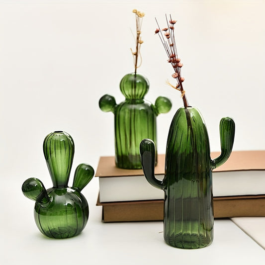 Desert Mirage Glass Cacti Vase