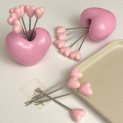 Cupid's Fruit Fork Set