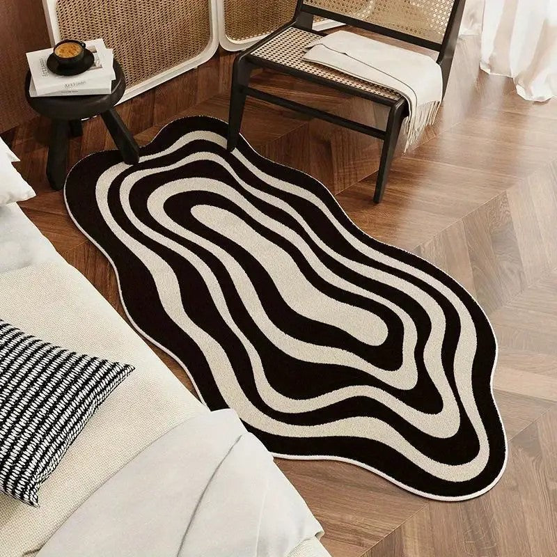 Contemporary Inkblot Area Rug