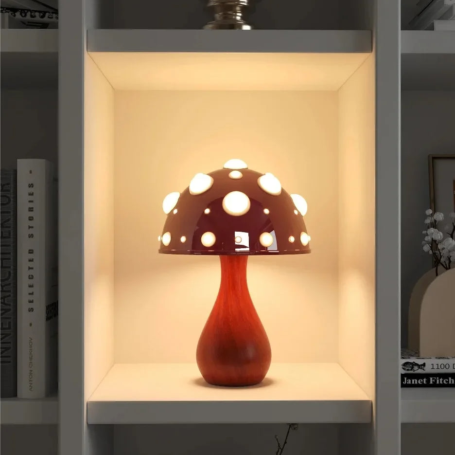 Enchanted Forest Mushroom Lamp