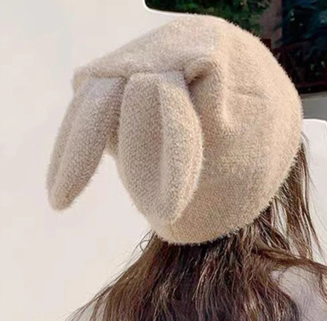 Woolly Bunny Ear Beanie