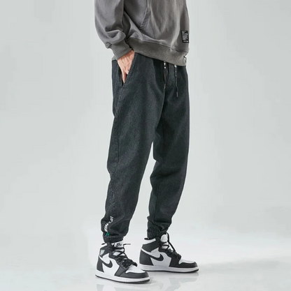 Streetwise Cotton Denim Joggers