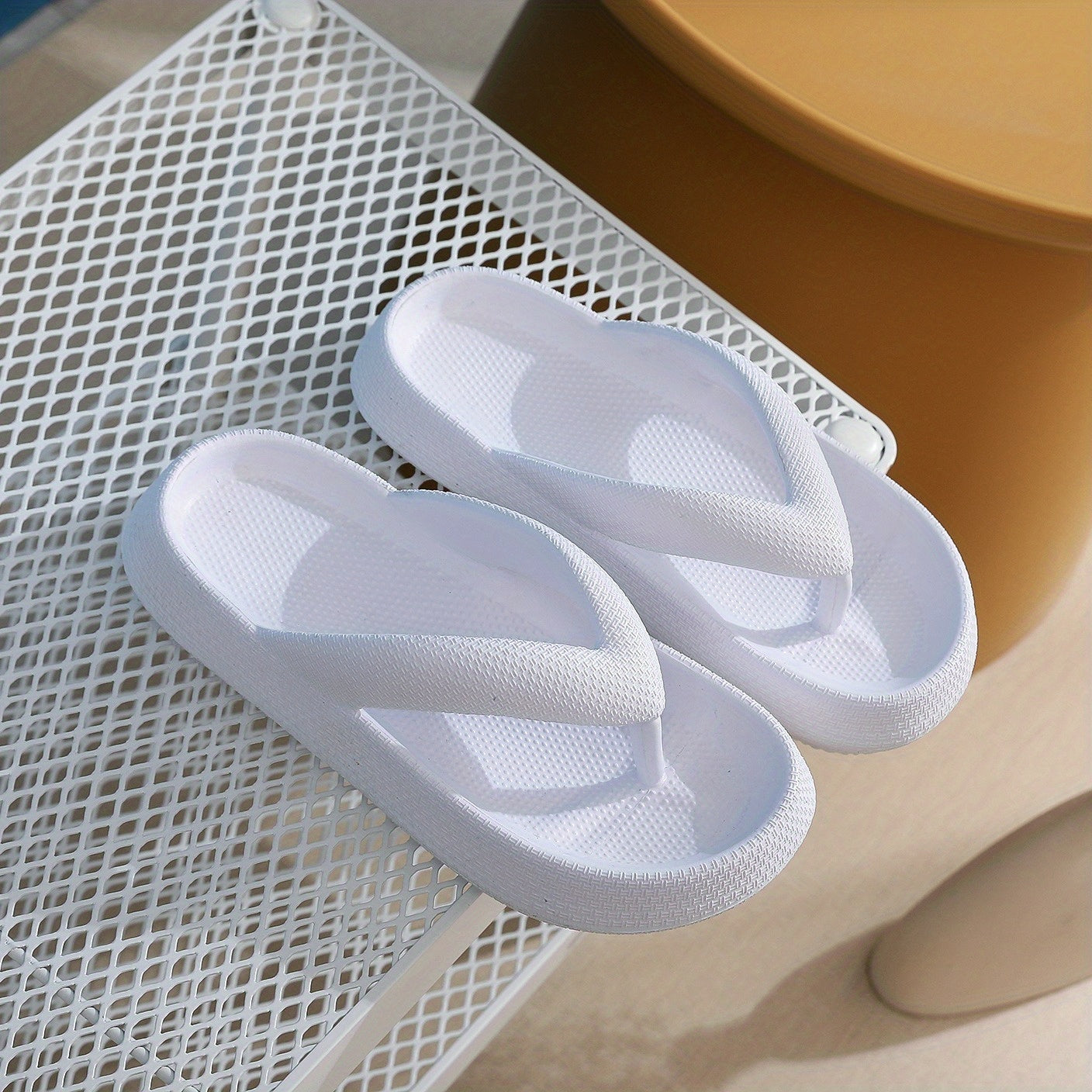 Vibrant Comfort Pillow Flip-Flop Slides