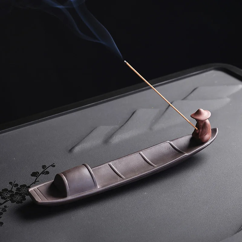 Tranquil Fisherman Incense Holder