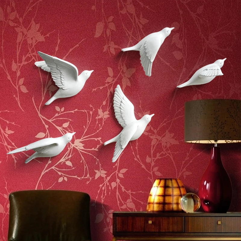 Aviary Dreams Flying Bird Wall Decor