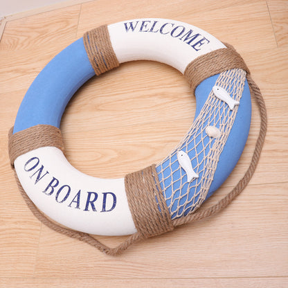 Captain's Welcome Lifebuoy Decor