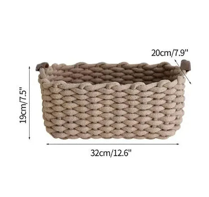 Chunky Knit Storage Basket