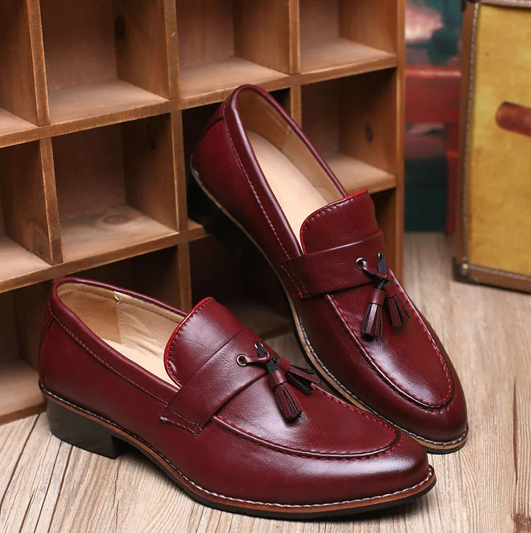 Moccasin Style Tasseled Loafers