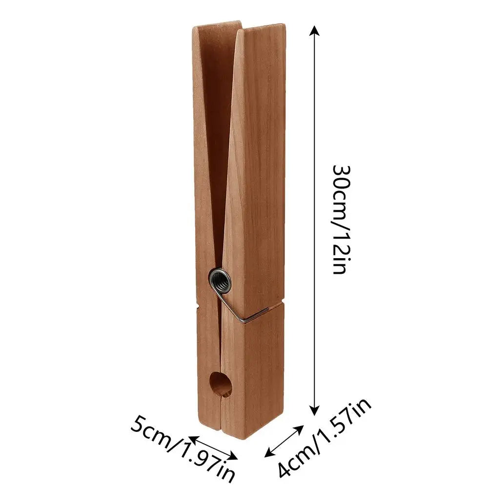 Grande Oak Clothespin Bath Hangers