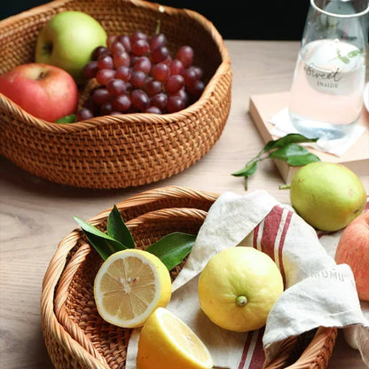 Rattan Fruit Serving Basket