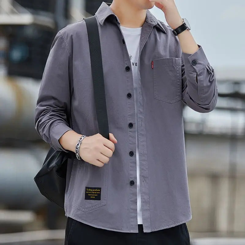 Urban Classic Solid Cotton Overshirt