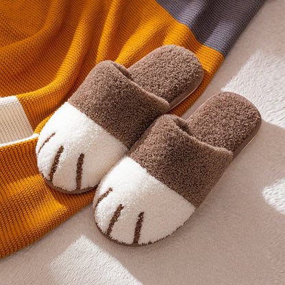 Cozy Cat Paw Slippers