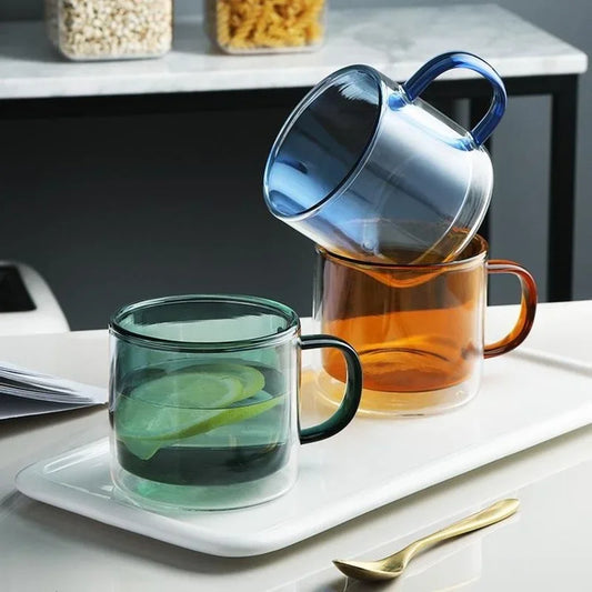 Halo Double-Walled Glass Mug