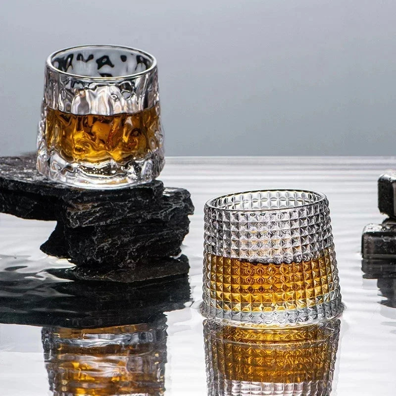 Artisan Whiskey Rotator Glasses