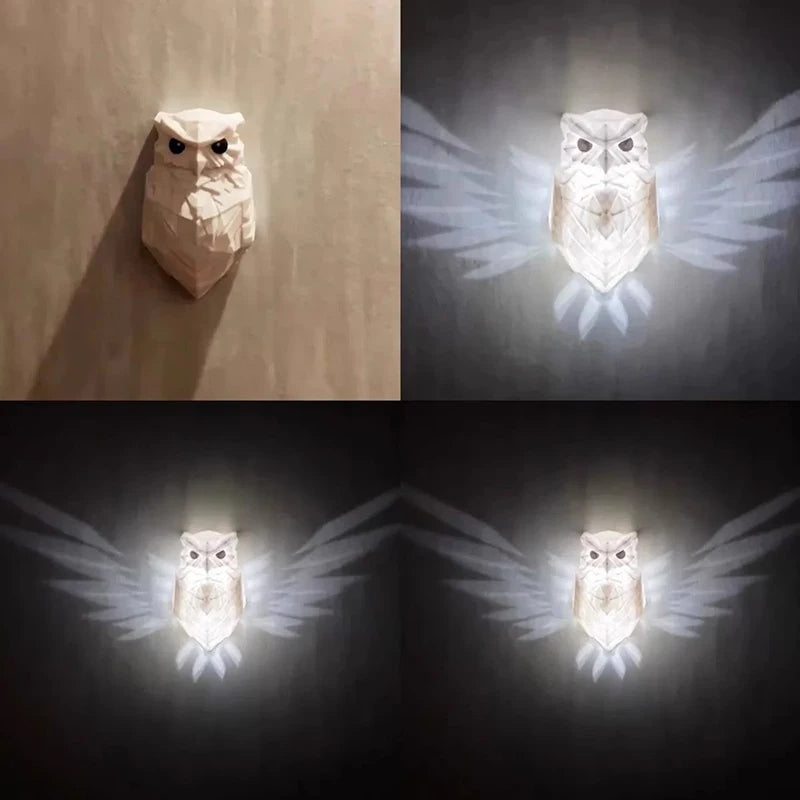 Celestial Owl Projecting Sconce