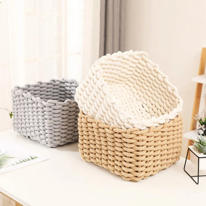 Chunky Knit Storage Basket