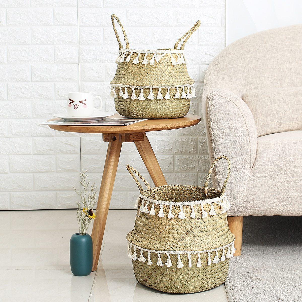 Handwoven Wicker Basket