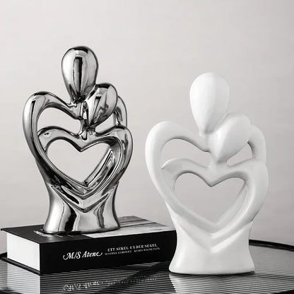 Abstract Lovers Sculpture