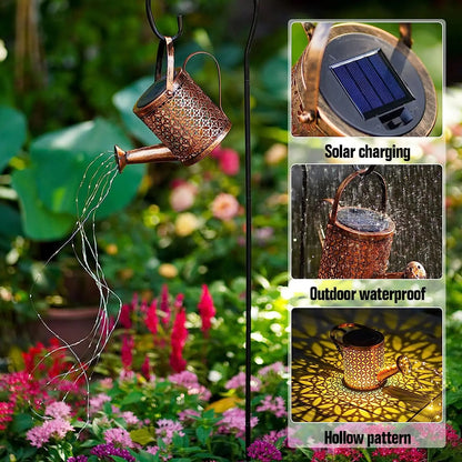 Glowing Garden Solar Cascading Watering Can