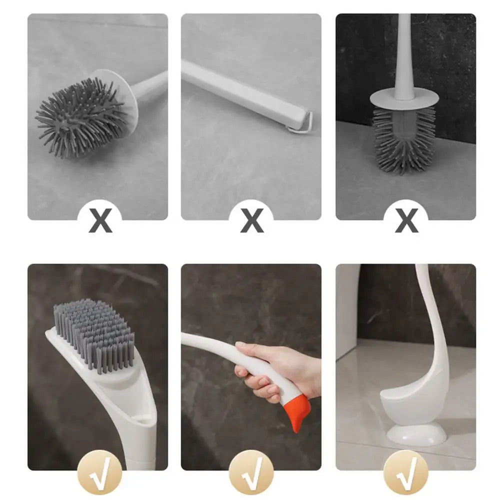 Graceful Swan Bathroom Brush