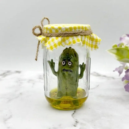 Grumpy Pickle In A Jar