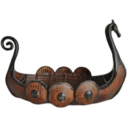 Nordic Viking Dragon Ship Organizer