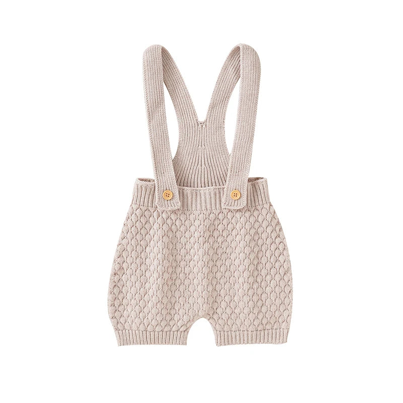 Buttoned Baby Knit Romper