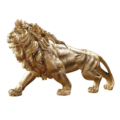 Regal Pride Lion Decor Statue