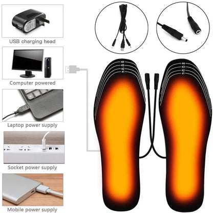 ToastySoles Rechargeable Heated Shoe Insoles - Pack of 3