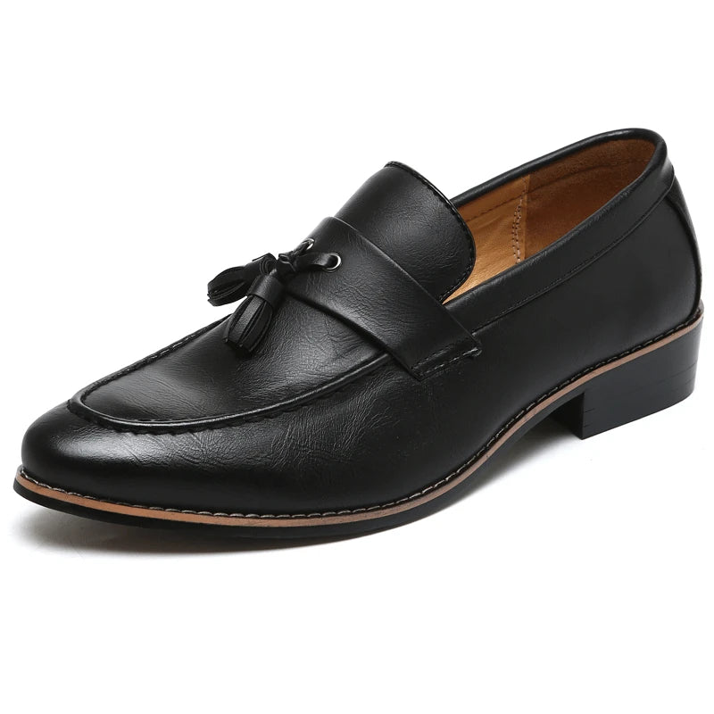 Moccasin Style Tasseled Loafers