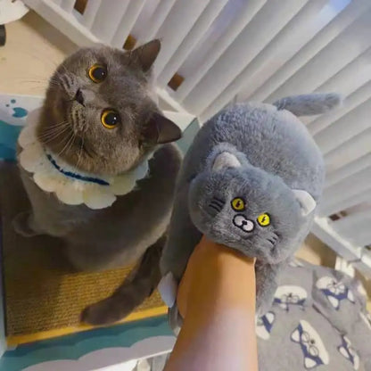 FelineFuzz Plush Cat Slippers