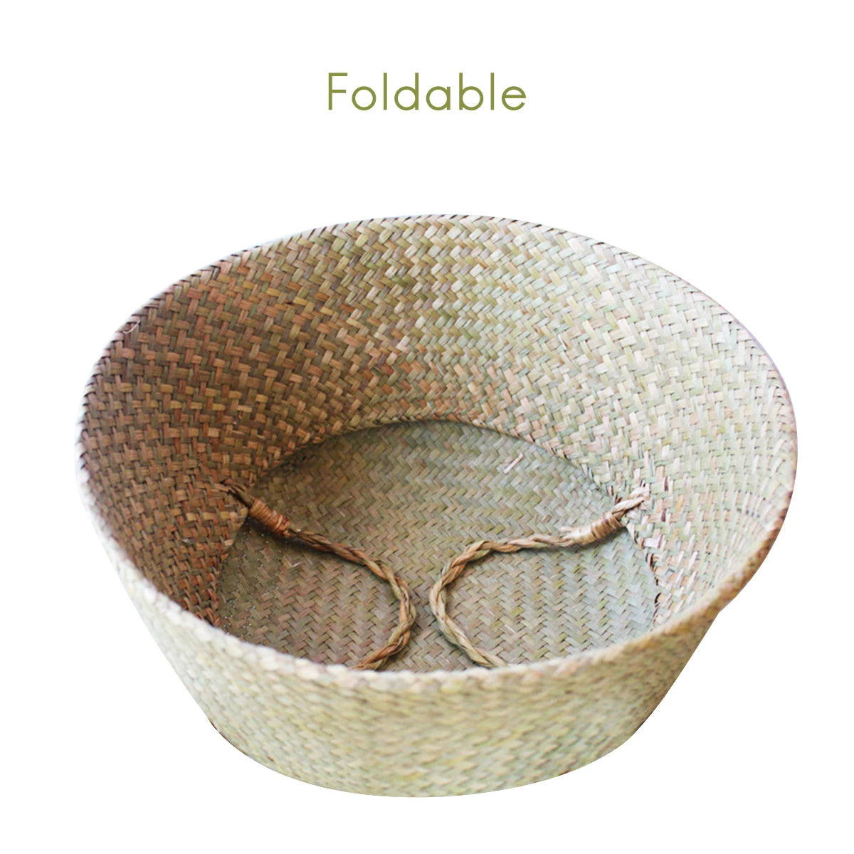 Nature's Nest Hand-Woven Wicker Flowerpot Holder