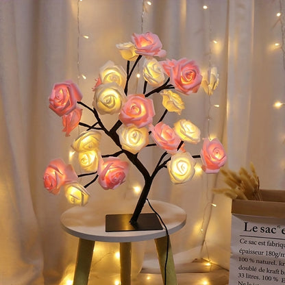 Eternal Bloom Glowing Rose Tree Lamp