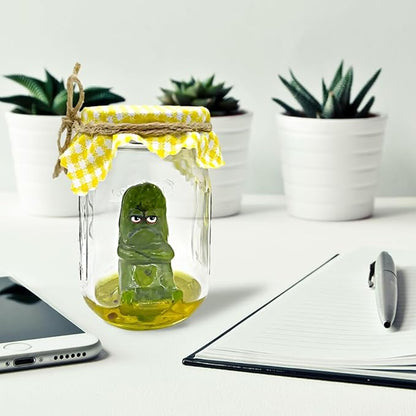 Grumpy Pickle In A Jar