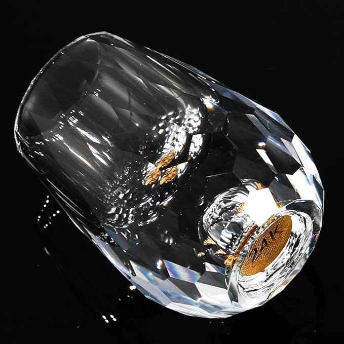 Luxe Diamond-Cut Whiskey Glass