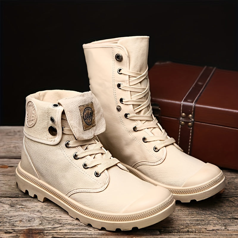 Canvas Regal Lightweight Cuffed Boots