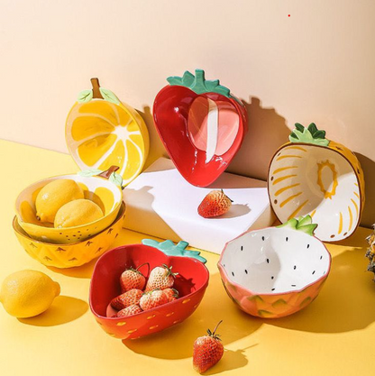 Fruit-Shaped Ceramic Serveware