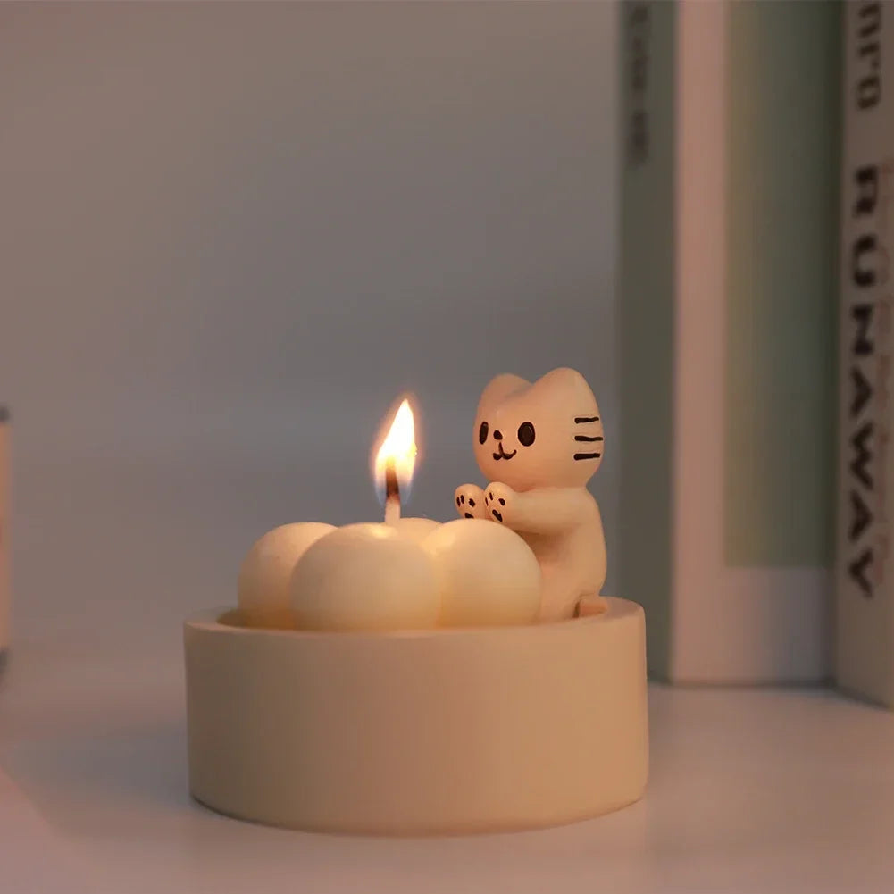 Charming Cat Tealight Holder