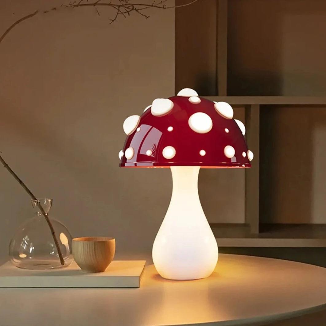 Enchanted Forest Mushroom Lamp