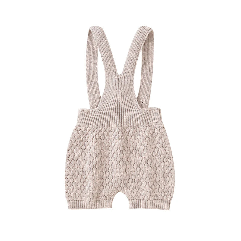 Buttoned Baby Knit Romper