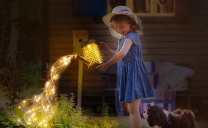 Glowing Garden Solar Cascading Watering Can